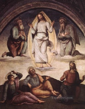 Pietro Perugino Painting - The Transfiguration 1498 Renaissance Pietro Perugino